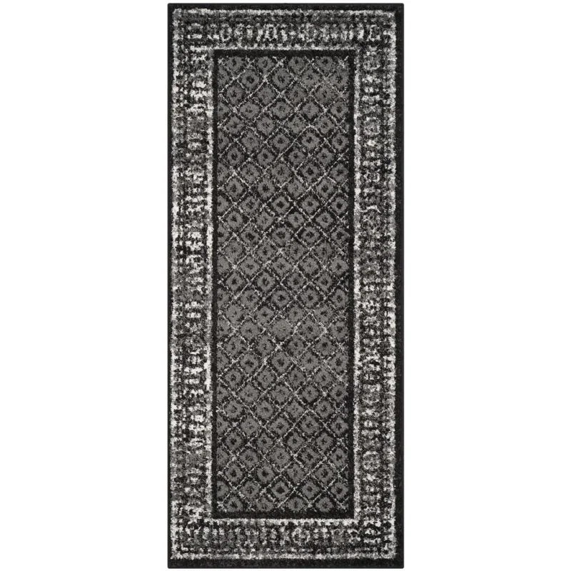 Tapete Adira Enmarcado Tribal en Negro