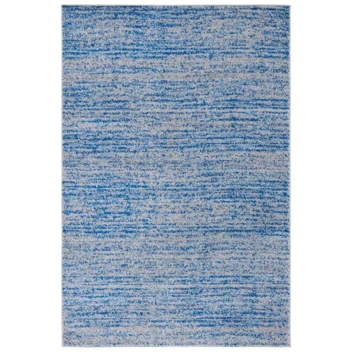 Tapete Adira de Rayas en Azul con Gris