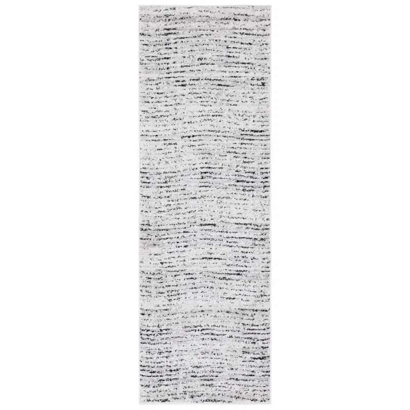 Tapete Adira Moderno en Marfil con Gris