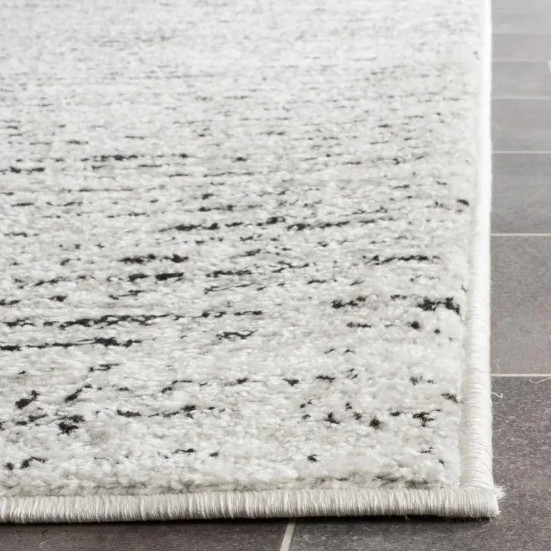 Tapete Adira Moderno en Marfil con Gris