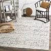 Tapete Adira Moderno en Marfil con Gris