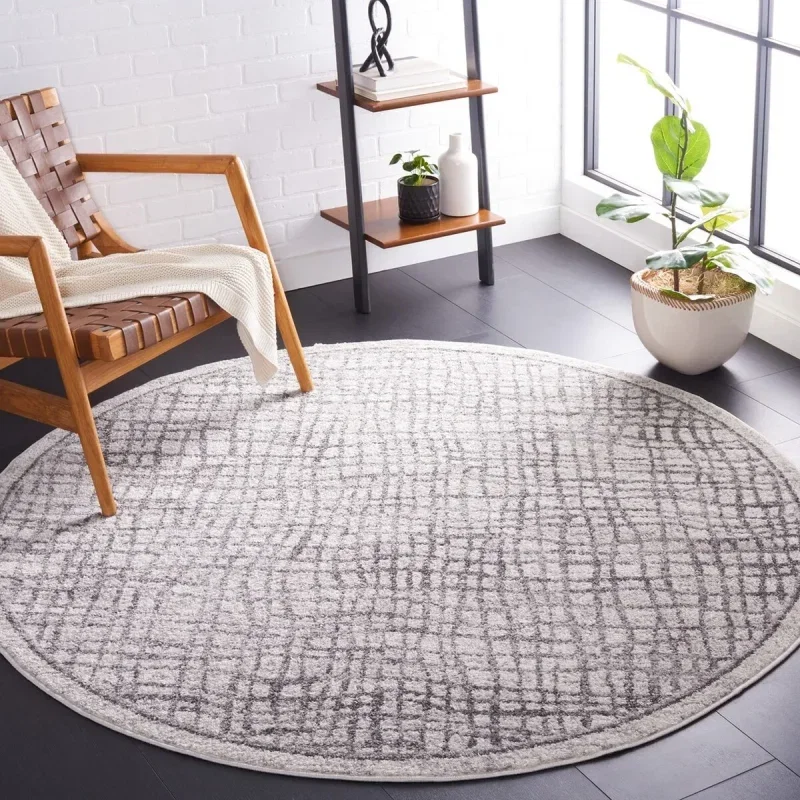 Tapete Adira Trama Suave en Gris con Marfil