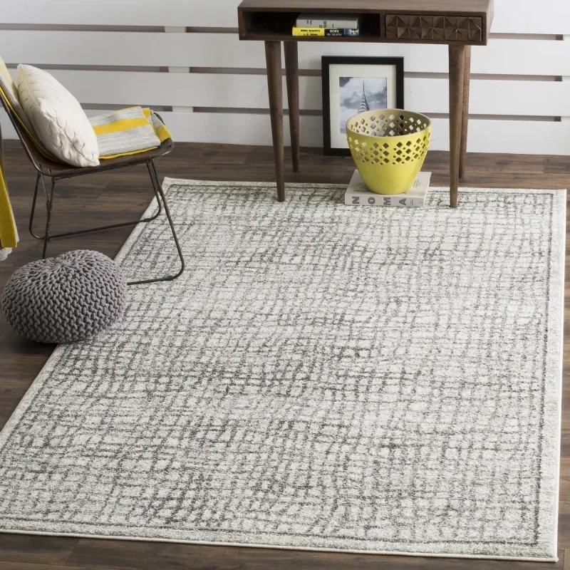 Tapete Adira Trama Suave en Gris con Marfil