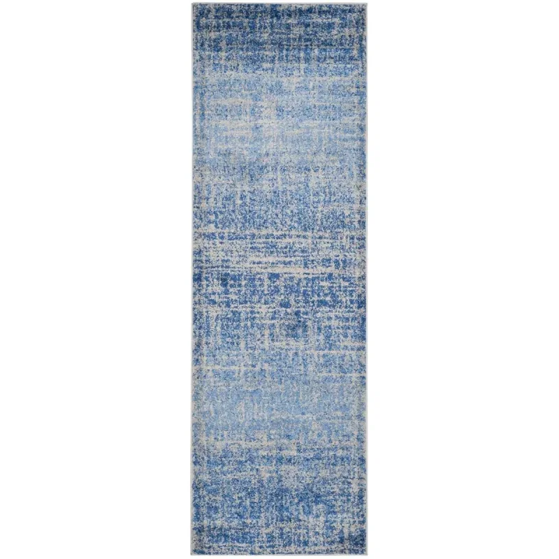 Tapete Adira Vintage Pátina en Azul con Gris