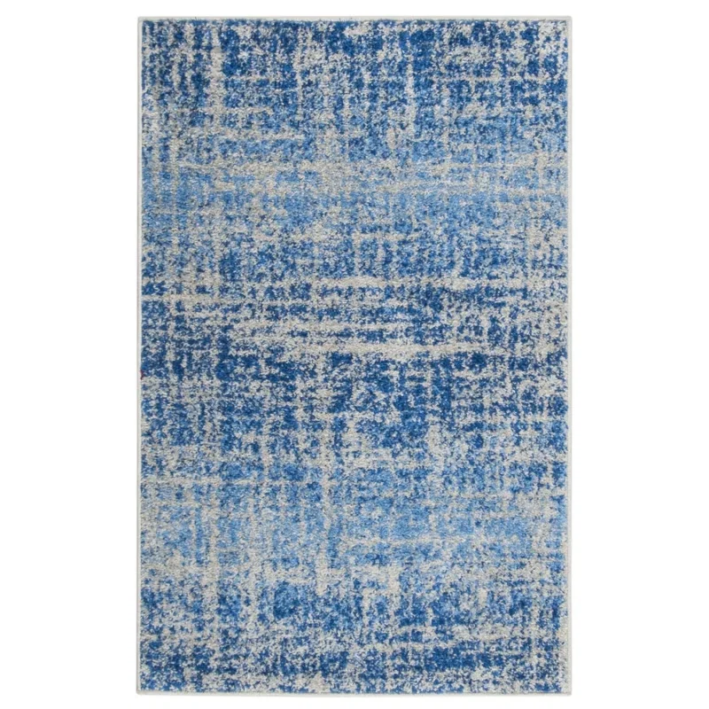 Tapete Adira Vintage Pátina en Azul con Gris