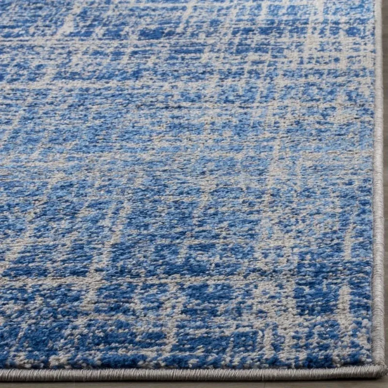 Tapete Adira Vintage Pátina en Azul con Gris