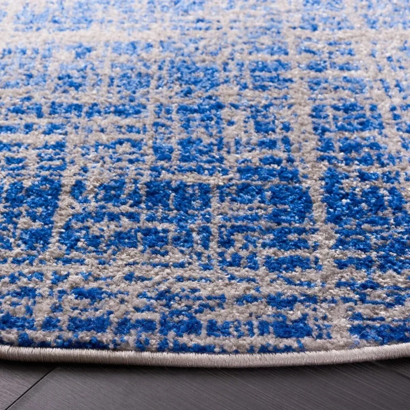 Tapete Adira Vintage Pátina en Azul con Gris