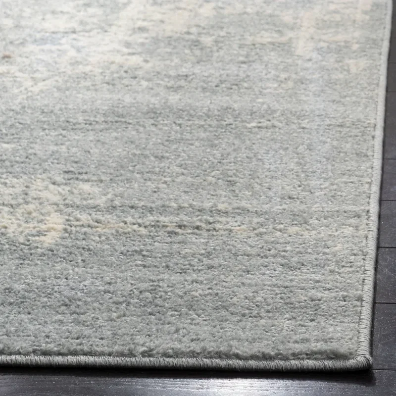 Tapete Adira Vintage Pátina en Gris con Marfil