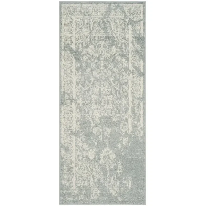 Tapete Adira Vintage Pátina en Gris con Marfil
