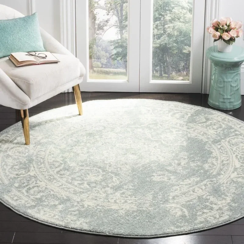 Tapete Adira Vintage Pátina en Gris con Marfil