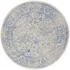 Tapete Adira Vintage Pátina en Marfil con Azul Claro