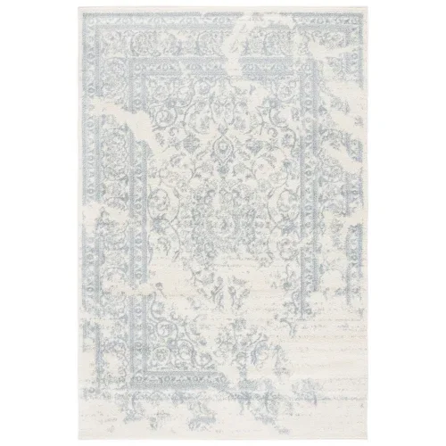 Tapete Adira Vintage Pátina en Marfil con Gris