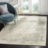 Tapete Adira Vintage Pátina en Marfil con Gris