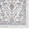 Tapete Alondra Enrejado Floral en Azul y Dorado