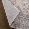 Tapete Alondra Medallón Floral en Beige y Azul