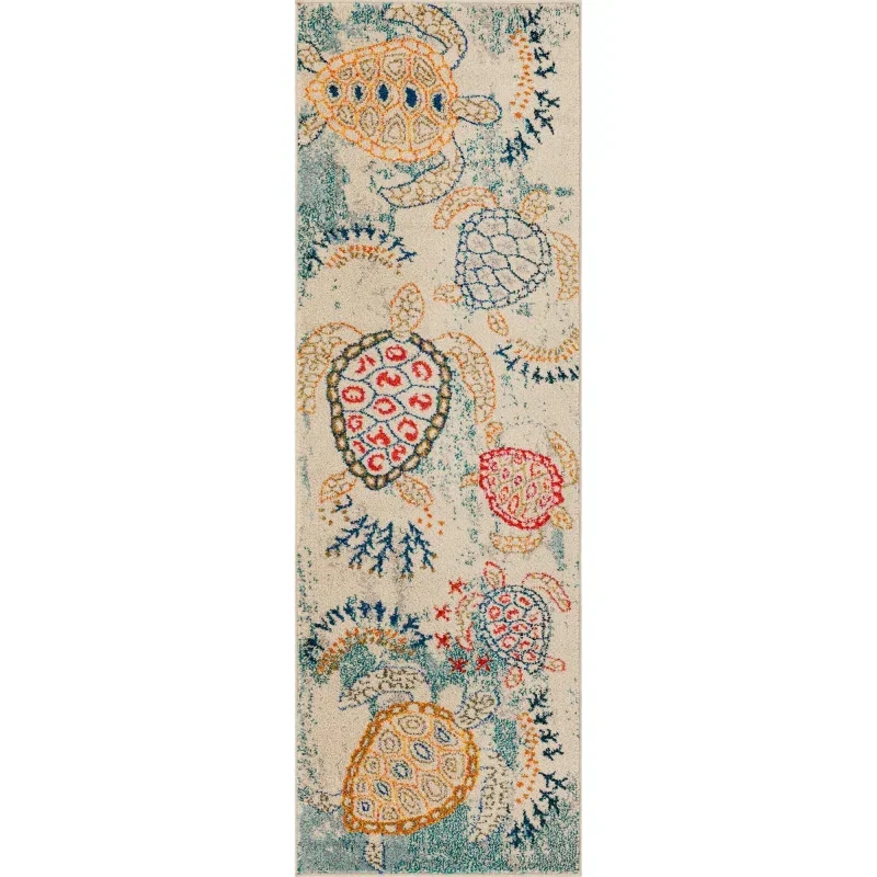 Tapete Amalfi Tortugas en Beige