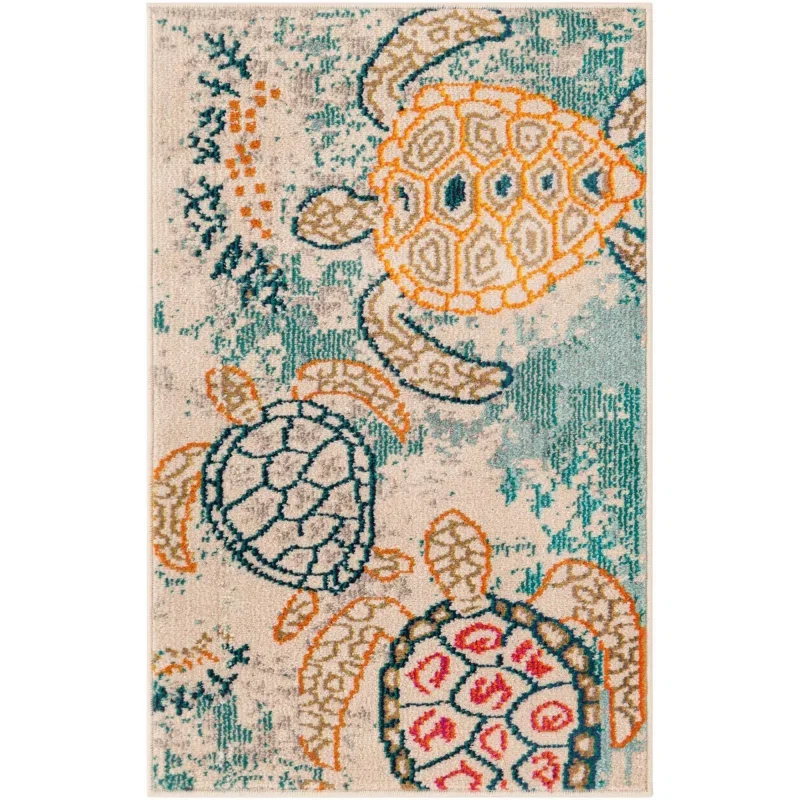 Tapete Amalfi Tortugas en Beige