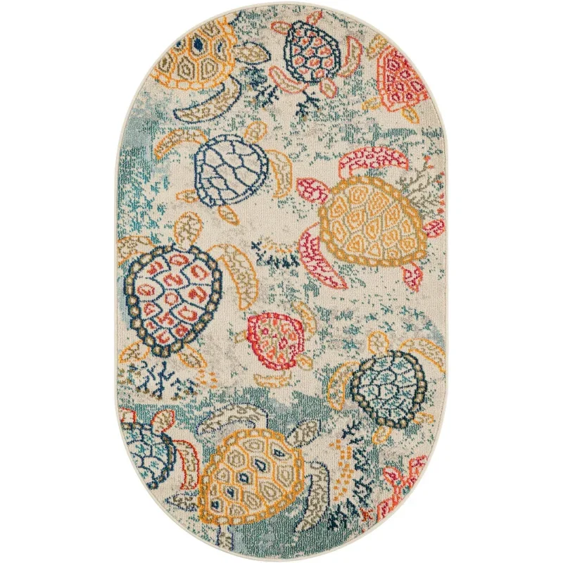 Tapete Amalfi Tortugas en Beige