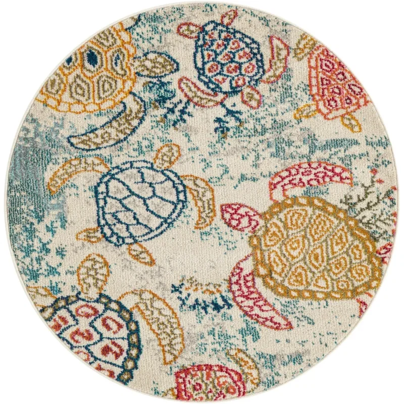 Tapete Amalfi Tortugas en Beige