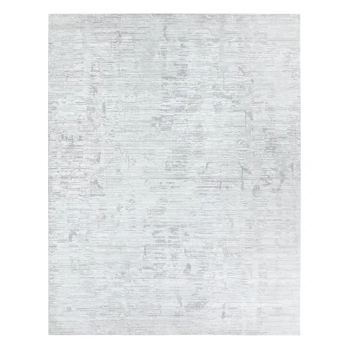 Tapete Anfiteatro de Líneas Abstractas en Gris y Blanco