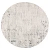 Tapete Anfiteatro de Moteado Abstracto en Gris y Blanco