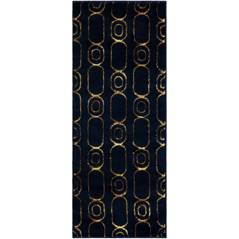 anna cadenas azul y oro