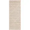 Tapete Anna de Lineas Blanco y Plata