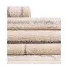 Tapete Anna de Lineas Blanco y Plata