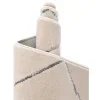 anna enrejado blanco y plata