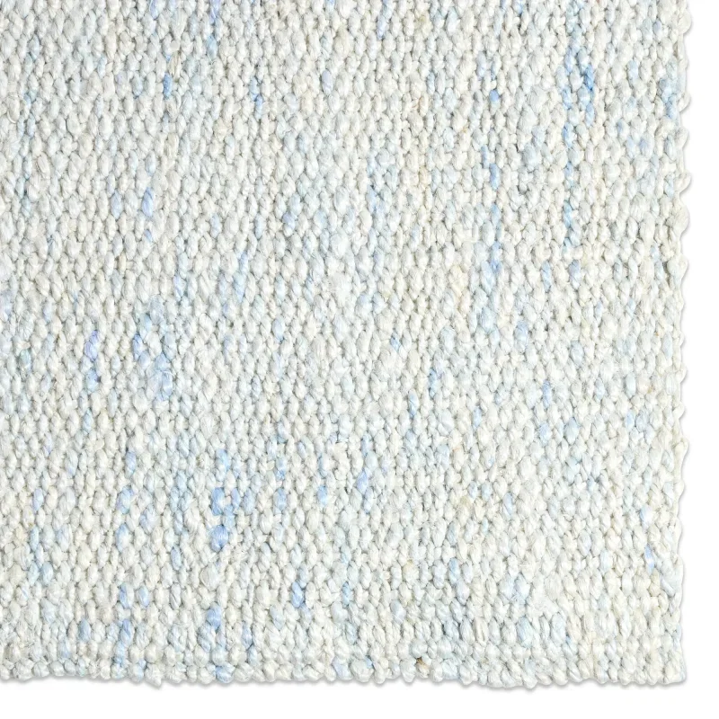Tapete Antillas Yute Texturizado en Azul