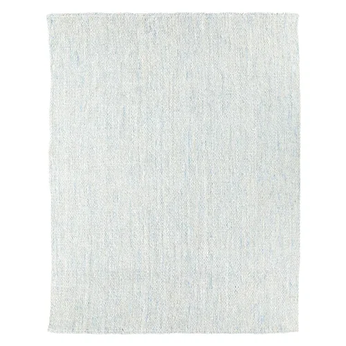Tapete Antillas Yute Texturizado en Azul