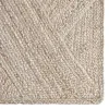 Tapete Antillas Tejido Diagonal en Beige