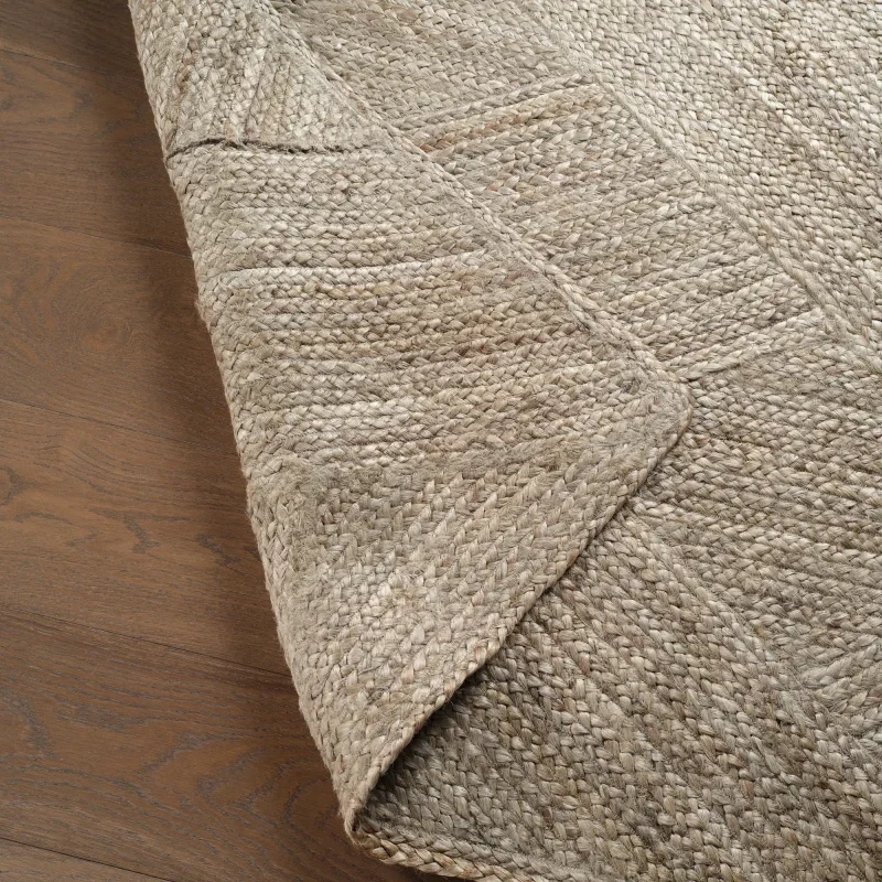 Tapete Antillas Tejido Diagonal en Beige