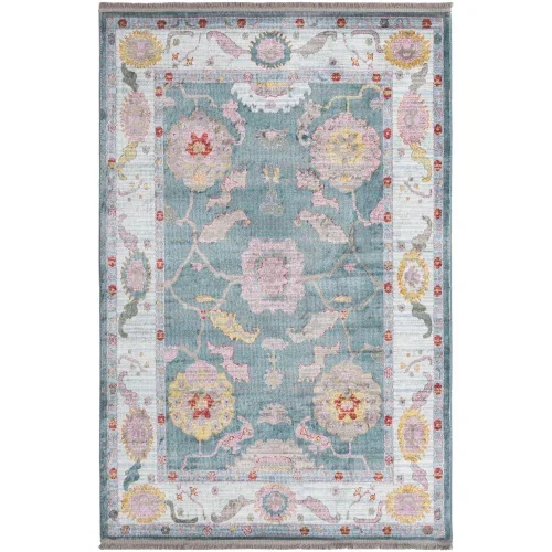 arquetipo floral en gris y azul
