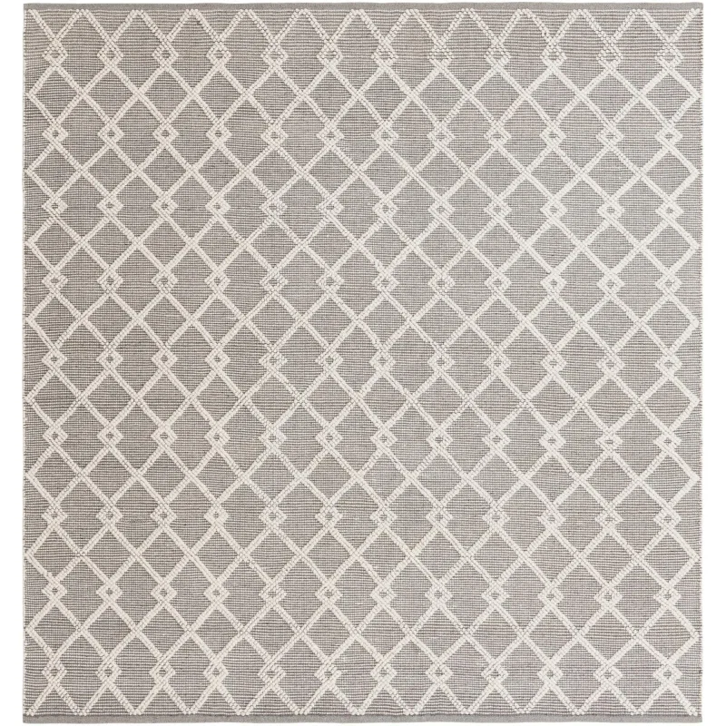 Tapete Atelier Rombos Encadenados en Gris, versión cuadrada