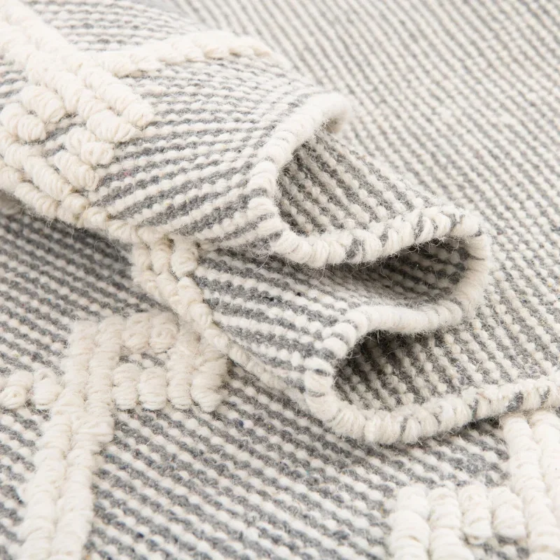 Tapete Atelier Rombos Encadenados en Gris, detalle 12