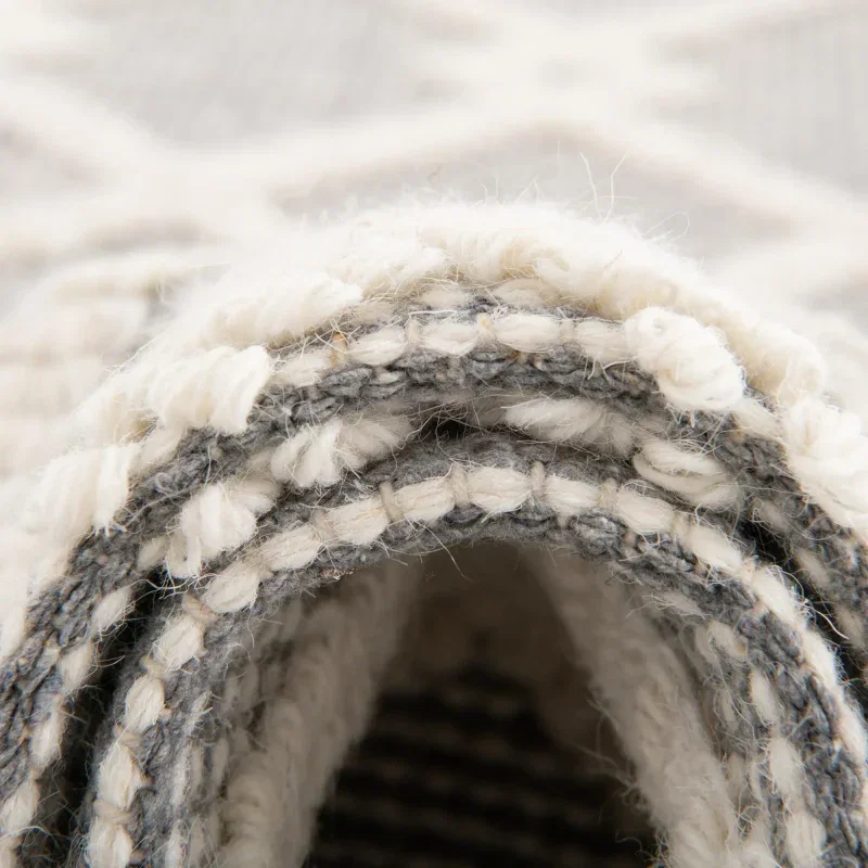 Tapete Atelier Rombos Encadenados en Gris, detalle 6