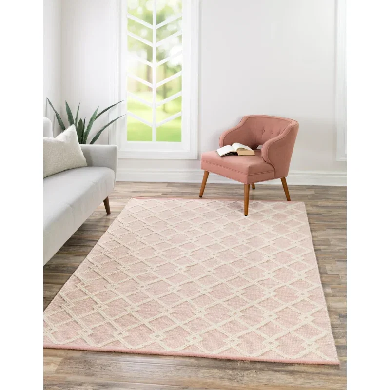 atelier geometrico en rosa ingles