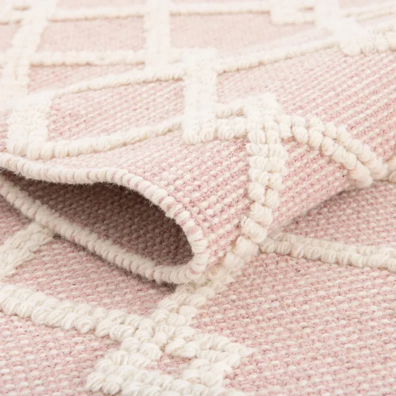 Tapete Atelier Rombos Encadenados en Rosa Inglés
