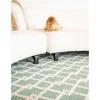 atelier geometrico en verde menta