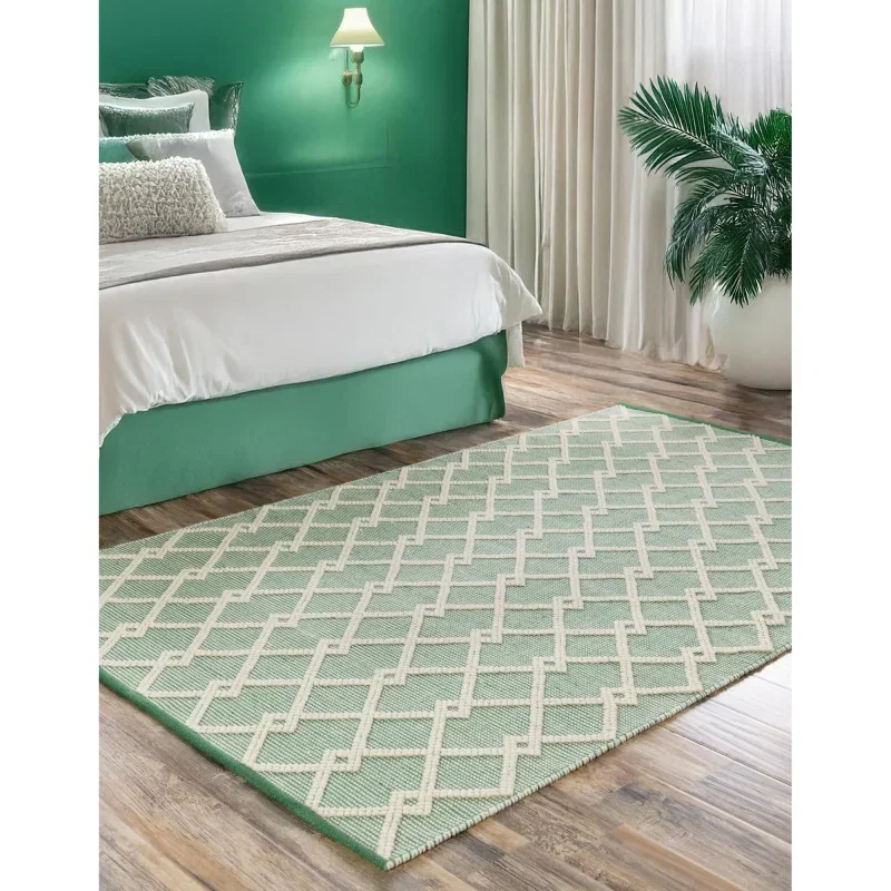 atelier geometrico en verde menta