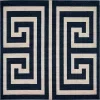 atenas geometrico en azul marino
