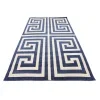 atenas geometrico en azul marino