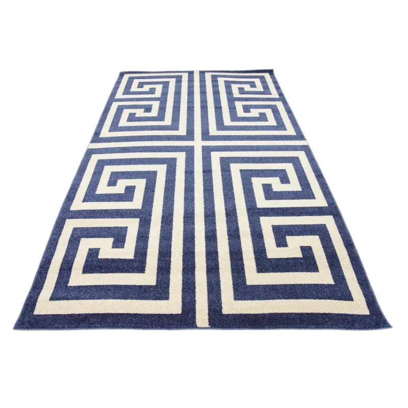 atenas geometrico en azul marino