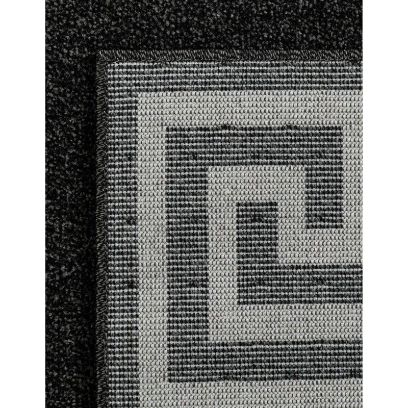atenas geometrico en gris carbon
