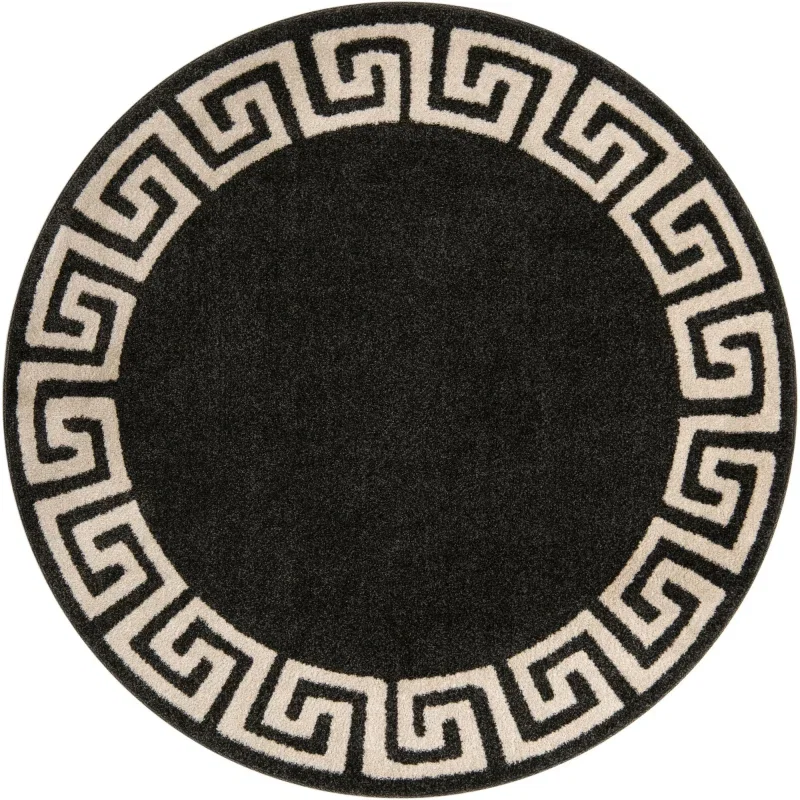 atenas geometrico en gris carbon