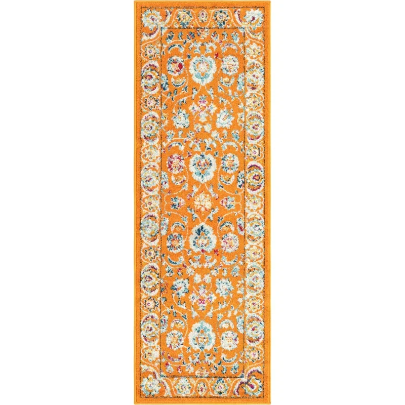 aurelios floral en naranja