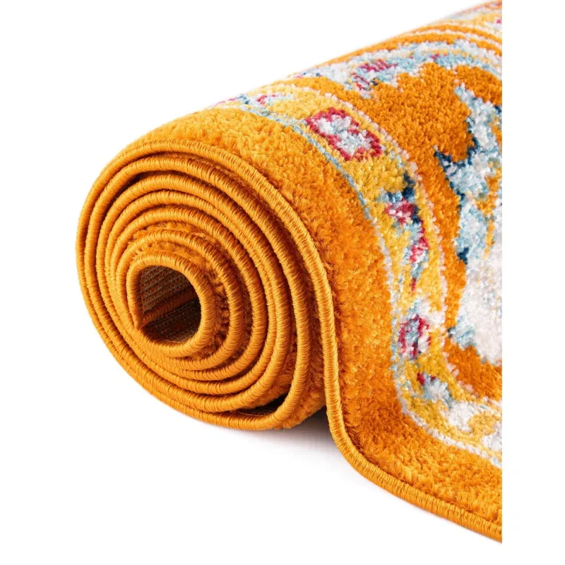 aurelios floral en naranja