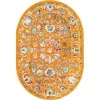 aurelios floral en naranja