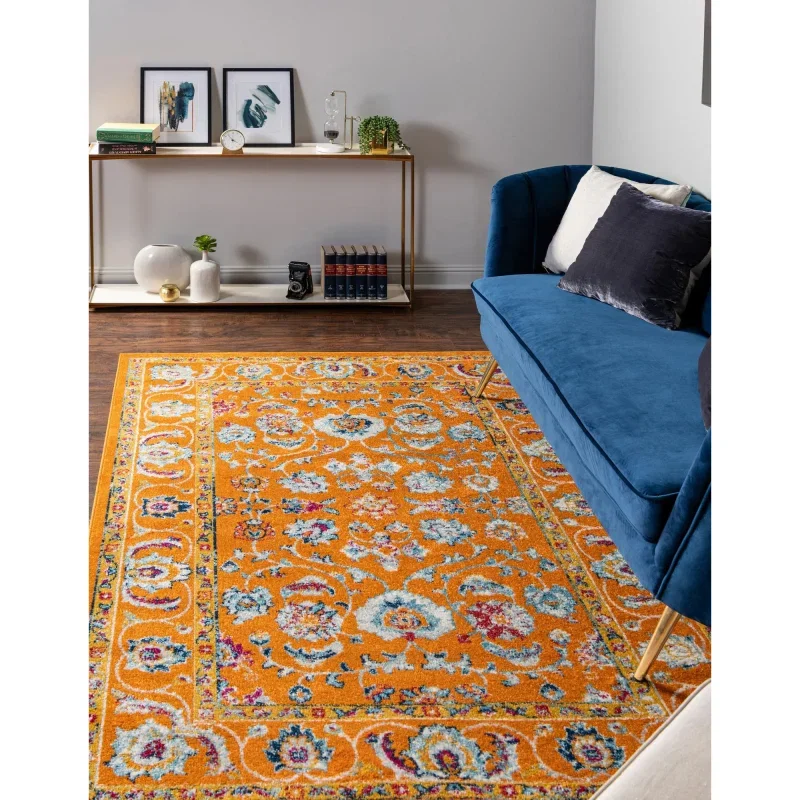 aurelios floral en naranja